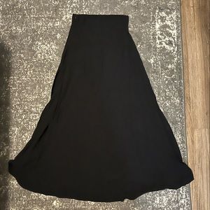 AMERICAN APPAREL - High Waisted Slit Skirt